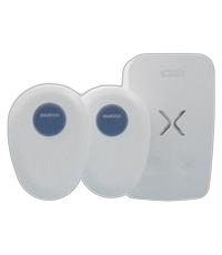 Campainha eletronica touch s/ fio,ip65 28 toques, bivolt, 2 controles 